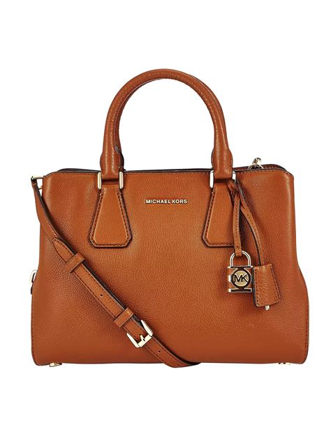 michael kors medium camille satchel|michael kors opened satchel purse.